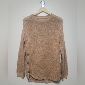 Cupcake clothing knit sweater with elbow patches sz l